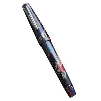 Selmy Твърда гумена писалка Ретро, с плосък покрив с мастило 0,5 мм и на 0.7 мм е със странично фитил за бизнес-офис, ученически пособия, подарък дръжки