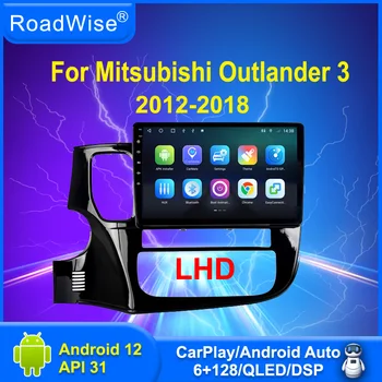Android Авто Радио Мултимедия Carplay За Mitsubishi Outlander xl 3 LHD 2012 2013 2014 2015 2016 2018 4G Wifi DVD GPS Navi 2 Din