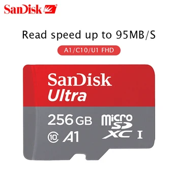 100% Оригинална карта памет SanDisk Micro SD Class10 TF Card 16gb 32gb 64gb 128gb 256gbMax 98 Mb/s. Карта памет SanDisk за мобилни телефони и настолни КОМПЮТРИ