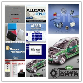Софтуер за възстановяване на всички данни Alldata 10.53 Moto Heavy Truck Външен твърд диск 1 TB 49В1