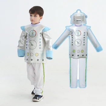 Нов стръмен cosplay робот за момчета, детски костюми за Хелоуин, човек-машина, Пурим, карнавал, парти, ролева игра, подарък за рожден ден, дрехи от аниме