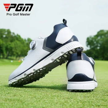 Pgm Мъжки обувки за голф, ремък с дръжка, нескользящая водоустойчив мъжки спортни обувки, маратонки XZ226