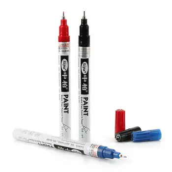 Метален маркер, акварелни маркери, 8 цвята за избор, 0,7 мм, офис и ученически принадлежности, сверхтонкая точков боя, маркерная дръжка
