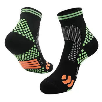 1 чифт спортни чорапи до глезена на крака, чорапи Far Infrare, увеличаване на растежа на чорапи от удобна материя за каране на велосипед, спортни чорапи за бягане