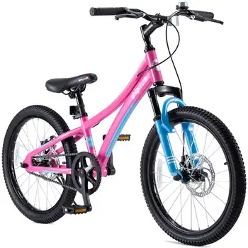 Момичета Детски Велосипед Explorer 20 Инча Окачване Алуминиеви Детски Велосипед с Дискови Спирачки Розово Мтб aceseories Хидравлични спирачки