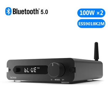 Trasam M300 Кпр Bluetooth Усилвател Ess9018k2m Стерео Hi-fi Усилвател За домашно кино 32 бита/192 khz Клас D Мини Усилвател на мощност 100 W X2