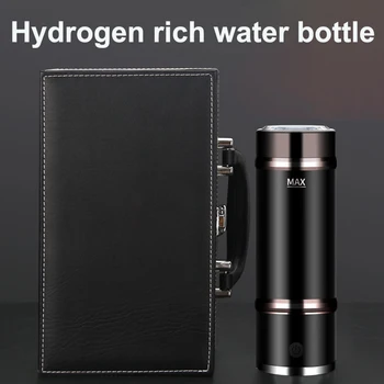 Преносим Генератор Йонизатор H2 Rich Cup Филтър Стъклен, богати на Водород Пластмасов Алкална производител за здравето USB Бутилка За Водород Вода