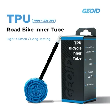 Geoid TPU Вътрешна тръба Presta Valve Велосипедна гума за шоссейного наем 700C 20-30 C суперлегкая МТБ 29 60 75 мм