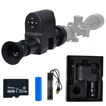 Цифров ловна камера Уред за нощно виждане HD 1080P Инфрачервен IR за снимане на дивата природа в оптичен мерник