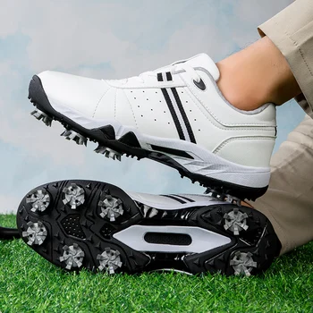 Нови мъжки и дамски спортни обувки за голф, мъжки професионални нескользящие обувки за голф с 8 барабани, размер 36-46