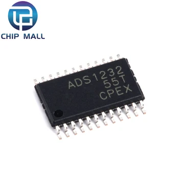 ADS1232IPWR ADC-чип аналогово-цифров преобразувател IC 24-Битова 80SPS TSSOP-24 Нов Оригинален в наличност