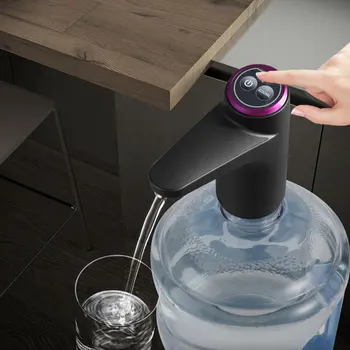Мини Електрически Захранващи водна Помпа Преносим Питейна Бъчва Литрова Бутилка За Вода USB Зареждане Интелигентен Автоматичен Ръчна Помпа Машина