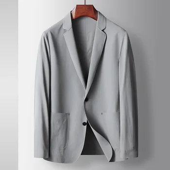 2355-R -Мъжки пролетен бизнес костюм с две копчета, индивидуален оборудвана професионален костюм, индивидуален костюм