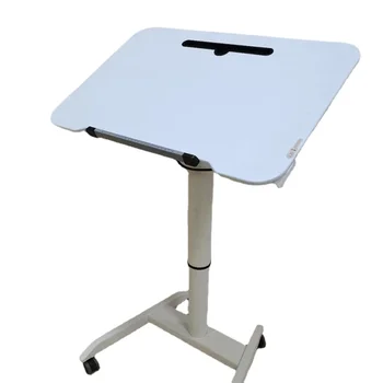 Пневматичен автоматично сгъване на ролка малка странична масичка, диван Компютърна маса Мобилен мързелив маса на платформа