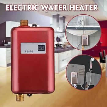 Електрически бойлери с постоянна температура, кран с мигновено отопление, бойлер със led дисплей, вертикална инсталация за душ