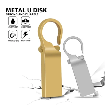 водоустойчив метален USBфлэш-памет 16 gb 32 gb 64 gb 128 gb флаш диск за карта usb memory stick USB 2.0 Flash USB Stick