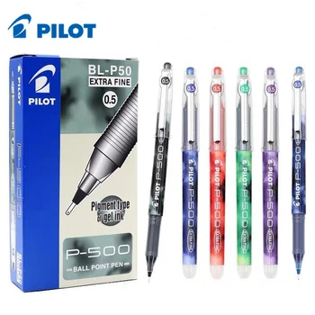 6 цвята, течен гел химикалки Pilot Точно, бързо съхнещи, 0,5 mm, многоцветен дръжка-roller-голям капацитет, японски канцеларски материали